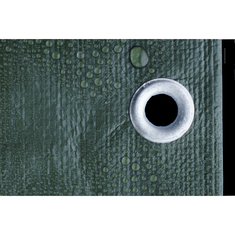 PolyTarp Bauzaunplane – Oliv, 1,76 X 3,41 M – Sichtschutz Für Garten, Baustelle Und Terrasse