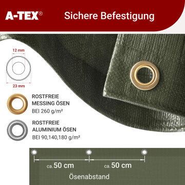 A-TEX® PE-Abdeckplane (Gewebeplane)