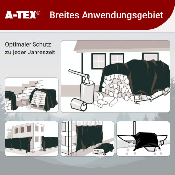 PE-Abdeckplane - Gewebeplane - 180 G/m² - Nur Geschnitten