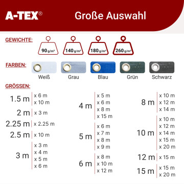 A-TEX® PE-Abdeckplane (Gewebeplane)